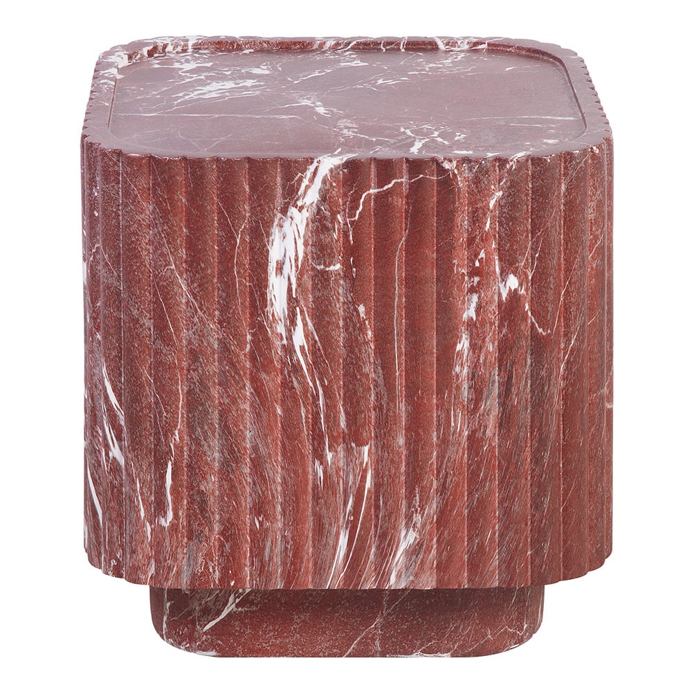 Seraphina Marble-Look Side Table