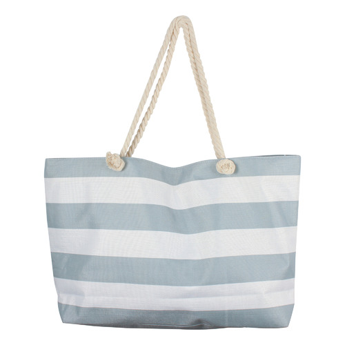 Good Vibes Retro Stripe Jumbo Beach Bag | Temple & Webster