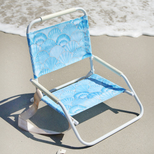 Sea Shells Foldable Beach Chair | Temple & Webster