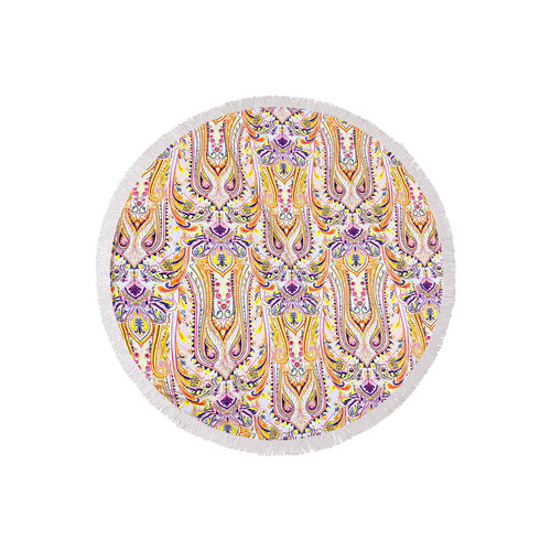 Nomad Paisley Round Beach Towel