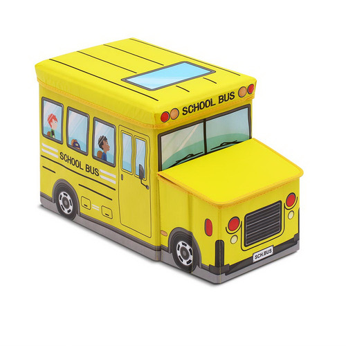 Dwellkids Yellow School Bus Kids Toy Storage Box Reviews