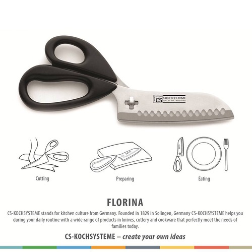CSKOCHSYSTEME Florina Kitchen 24cm Pull Apart Scissors Temple & ster