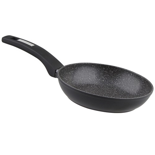 28/ cm black//grey Home Salt Peper Frying Pan with Non-Stick Coating Aluminium