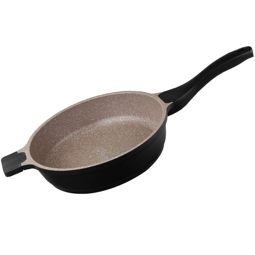 Carl Schmidt Sohn K2 Nonstick 11 Die-Cast Aluminum Deep Dish Fry Pan in Brown/Black