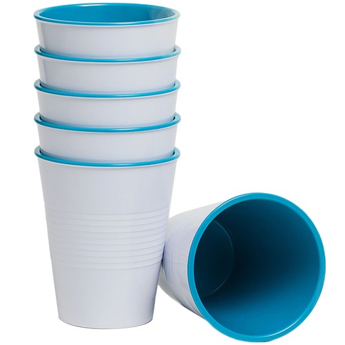 Cyan Retro 275ml Melamine Tumblers