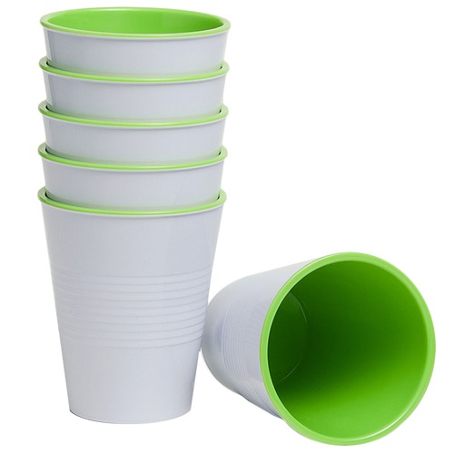 Lime Retro 275ml Melamine Tumblers