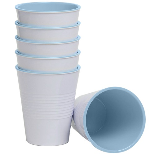 Blue Retro 275ml Melamine Tumblers