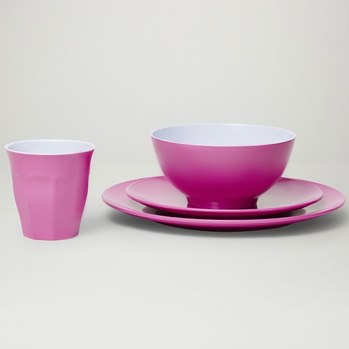 Magenta Classic Melamine Dinner Set