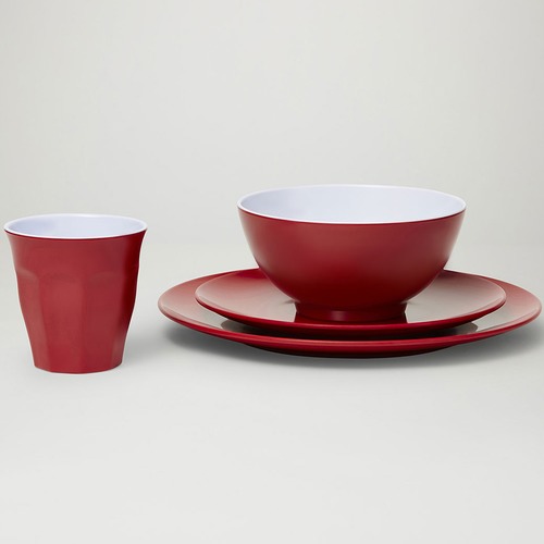 Merlot Classic Melamine Dinner Set