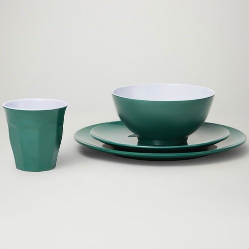 Royal Green Classic Melamine Dinner Set