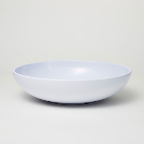 3 Piece White Deluxe Melamine Salad Bowl & Server Set