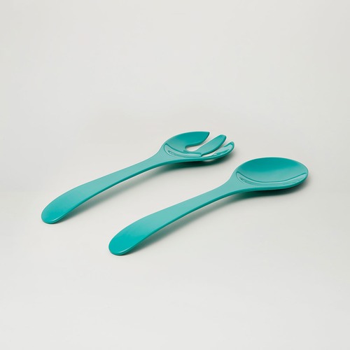 3 Piece Green Deluxe Melamine Salad Bowl & Server Set