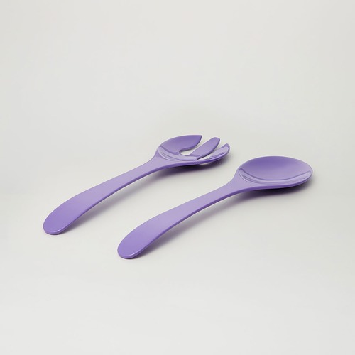 3 Piece Lavender Deluxe Melamine Salad Bowl & Server Set