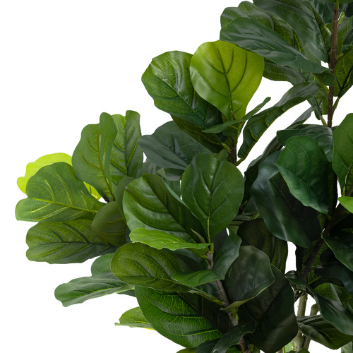122cm Potted Faux Fiddle Leaf Plant Temple & ster