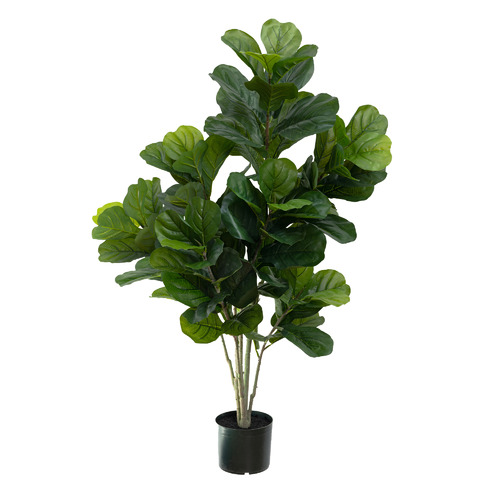 122cm Potted Faux Fiddle Leaf Plant Temple & ster