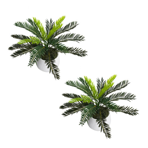 35cm Potted Faux Cycas