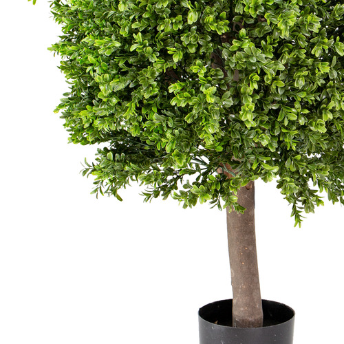 90cm Potted Faux Boxwood Ball Plant
