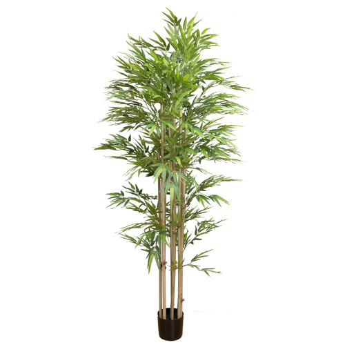 200cm Potted Faux Chinese Bamboo Tree Temple & ster