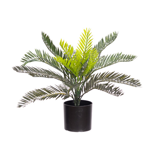 70cm Potted Faux Cycas Plant with Stand Temple & ster