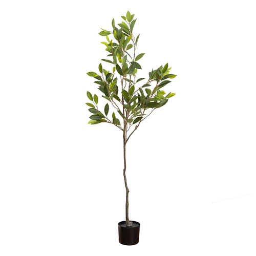 152cm Potted Faux Camellia Leaf Tree Plant