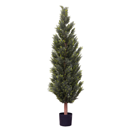 181cm Potted Faux Cypress Pine Tree | Temple & Webster