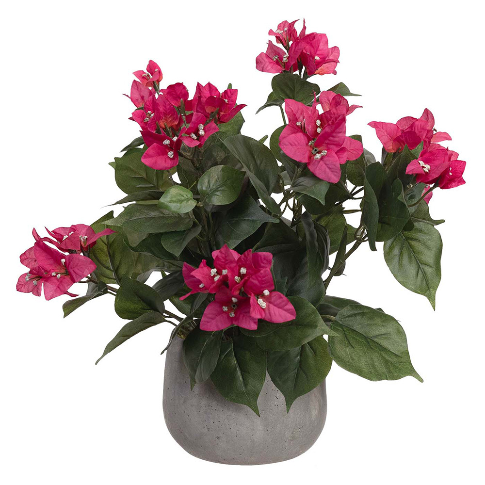 37cm Potted Faux Bougainvelliea