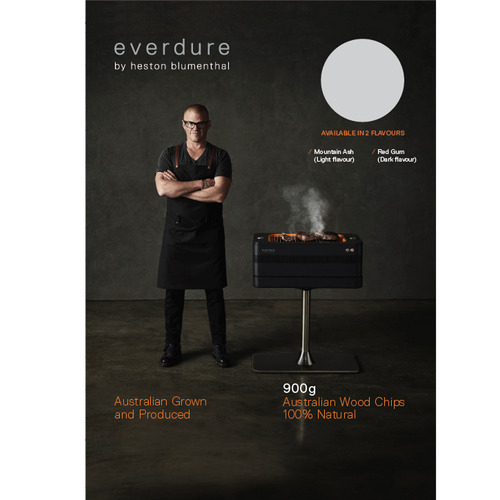EverdurebyHestonBlumenthal Everdure Australian Smoking Wood Chips Temple & ster