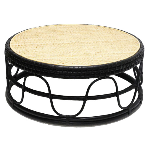Natural Black Meja Rattan Coffee Table Temple Webster - Black Rattan Coffee Table Natural Black Meja Rattan Coffee Table Temple Webster - Black Rattan Coffee Table