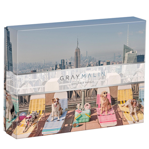 1000 Piece Gray Malin The Dogs of New York City Puzzle