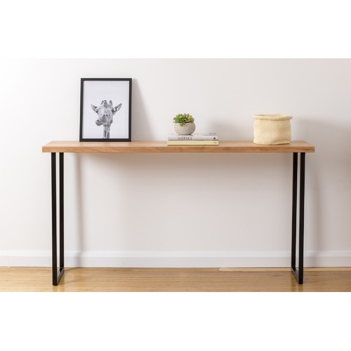Natural & Black Belle Tasmanian Oak &nbsp;Console Table