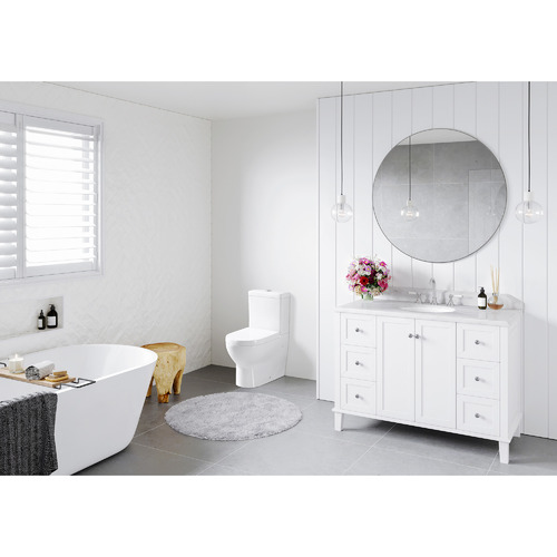 120 x 55cm Coventry Marble Top Single Bowl Vanity Unit