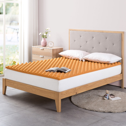 Studio Home Sorrel Convoluted Copper Memory Foam Mattress Topper