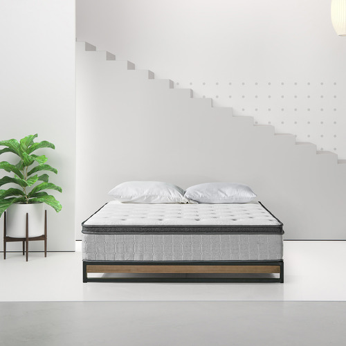 Plush Velez Euro Top Foam & Coil Mattress
