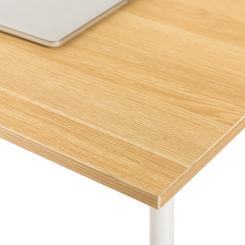 Cream Solomon L-Shaped Desk
