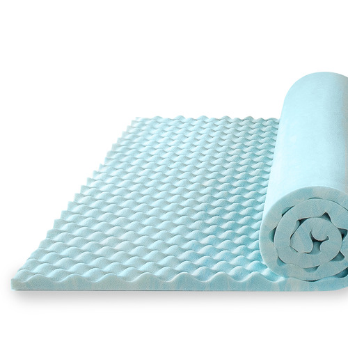 Perotti Convoluted Gel Swirl Memory Foam Mattress Topper
