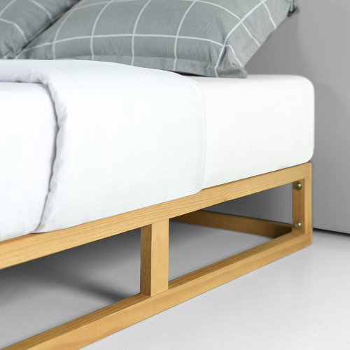 Natural Kendall Wooden Bed Base