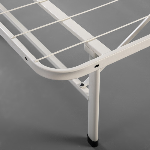White Roxana Steel Bed Base
