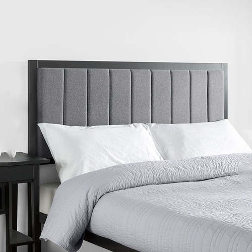 Studio Home Grey Bendix Upholstered Bedhead Temple & ster