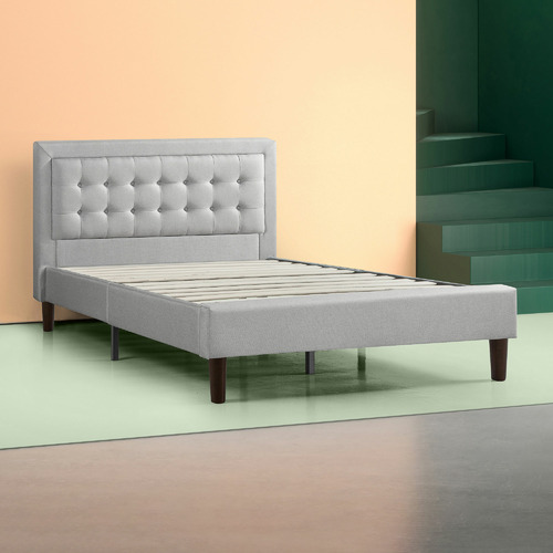 Studio Home Tufted Urvan Upholstered Bedframe | Temple & Webster