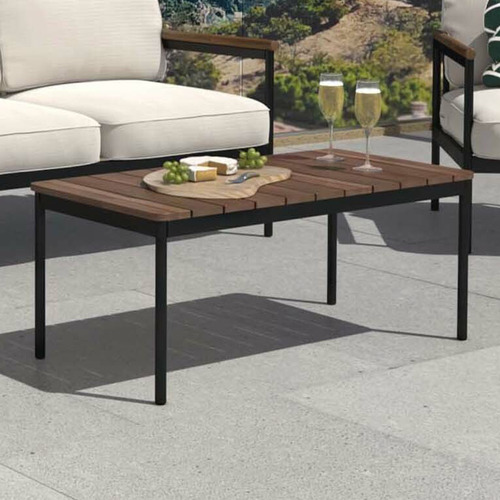 Savannah Steel Outdoor Coffee Table Temple & Webster