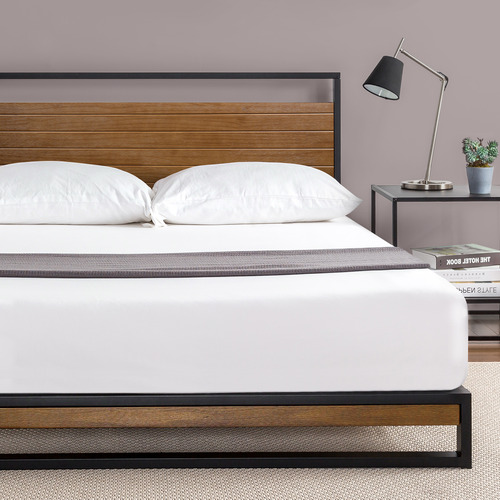 Studio Home Houston Timber Metal Platform Bed Temple Webster Studio Home Houston Timber Metal, Wood And Steel Bedroom Furniture