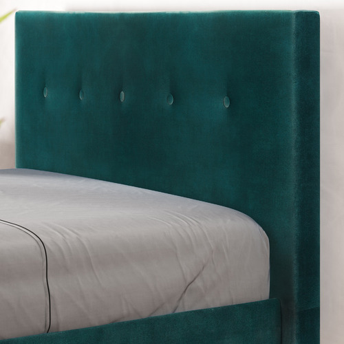 Green Kristian Velvet Bed