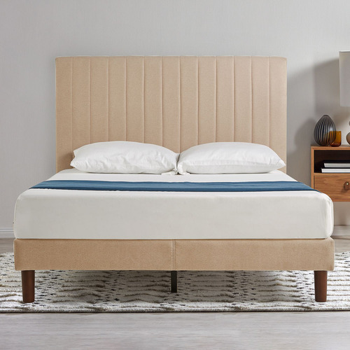 Studio Home Beige Debi Bed Frame | Temple & Webster