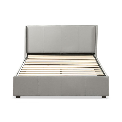 Marcus Linen Gas Lift Storage Bed Frame