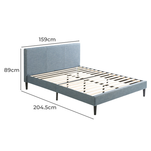 Light Blue Leanne Bed
