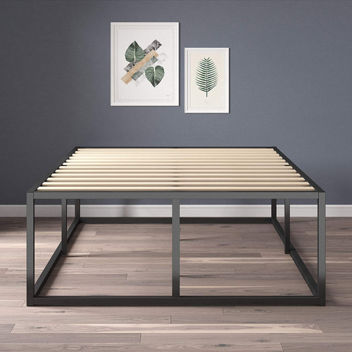 Studio Home Black Pilato H45cm Steel Bed Base Temple & ster