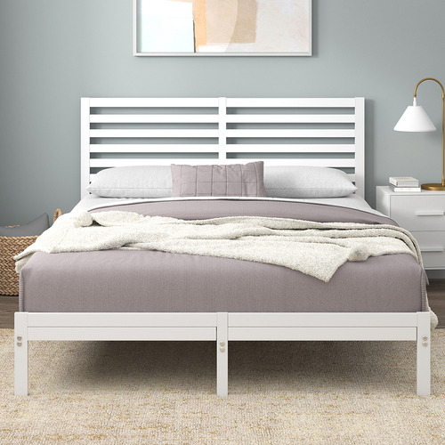 Studio Home White Kinsley Bed Frame | Temple & Webster