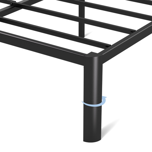 Black-Lucy-H40cm-Metal-Bed-Base