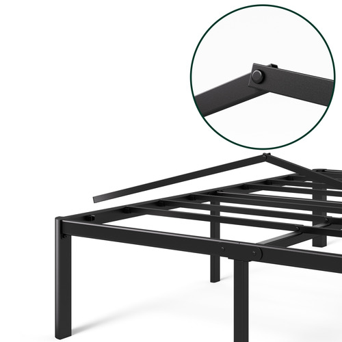 Black-Lucy-H40cm-Metal-Bed-Base
