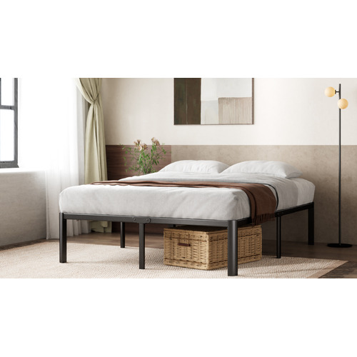 Black-Lucy-H40cm-Metal-Bed-Base